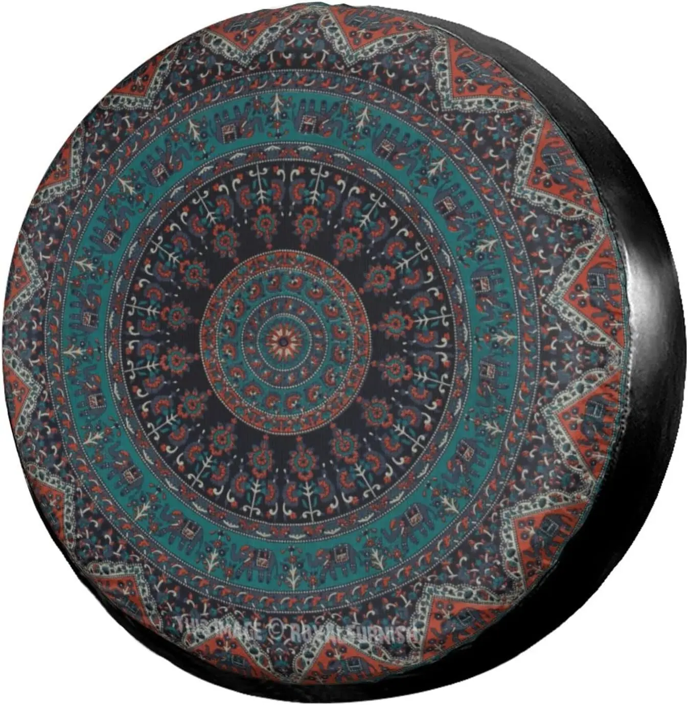 Bohemian Mandala Spare Tire Cover Dust-Proof Wheel Tire Cover Fit Trailer RV SUV and Many Vehicle 14