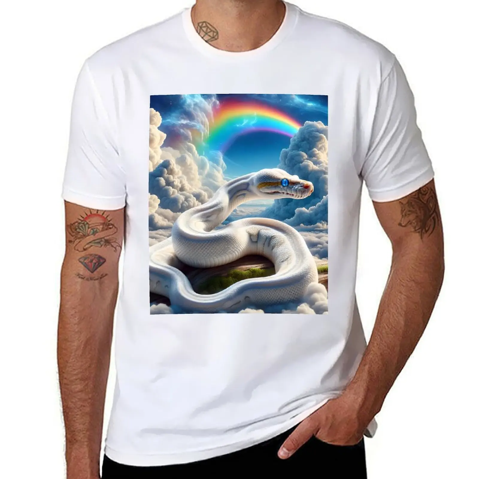 

man Ayida-Weddo t white t Damballah T-Shirt shirts and funny man shirts for pack