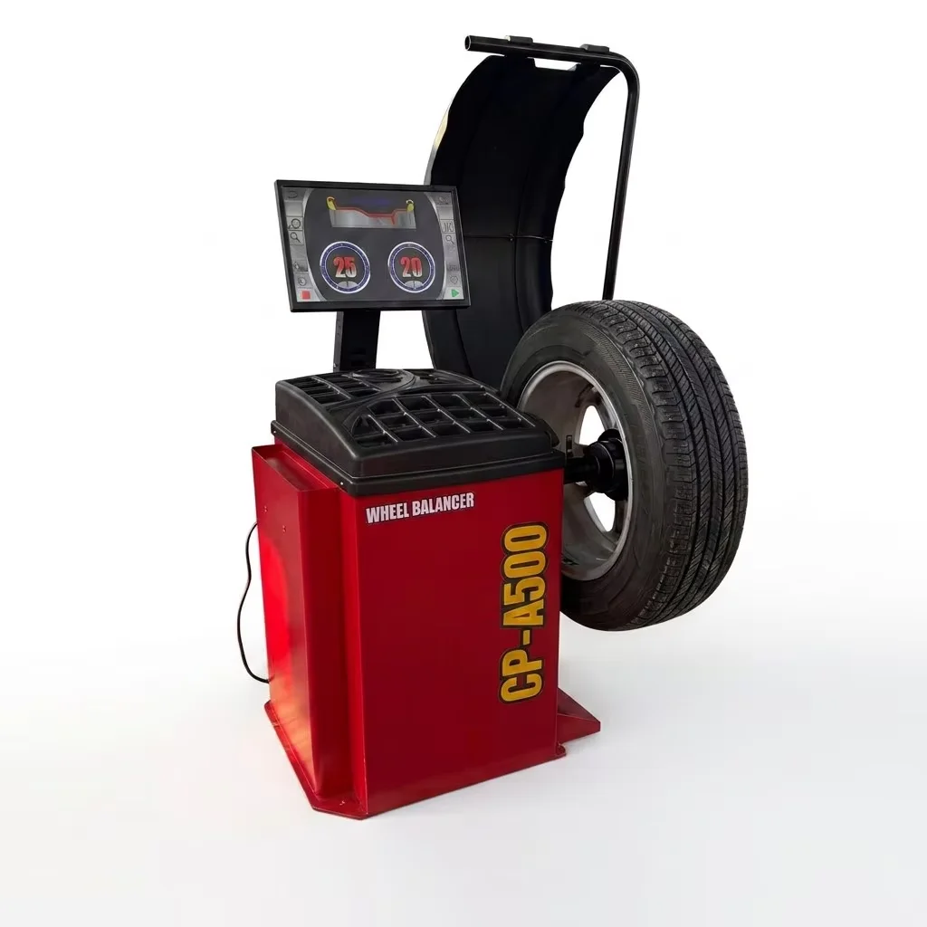 Professional Car Repair Wheel Balancer with 1g Precision 140rpm Speed 0.90KW Power 110V/220V/380V Compatible CE ISO Certified