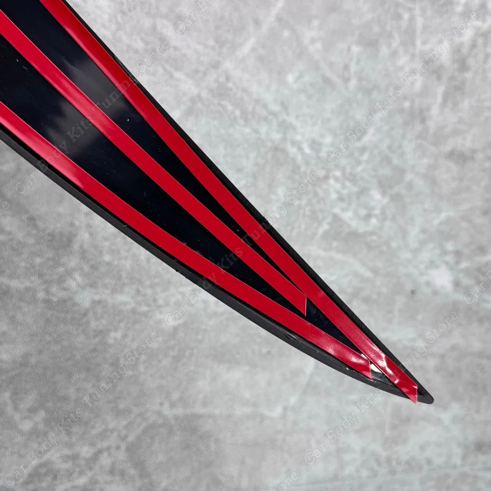 Heckscheibenspoiler Seitenflügel Canard Cover Aufkleber Body Kit Tuning für Mercedes Benz CLA-Klasse Schießbremse X117 2013–2019 – Detail 9