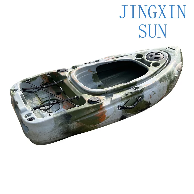 Fishing boat single cabin rotomolded plastic kayak water entertainment fishing boat