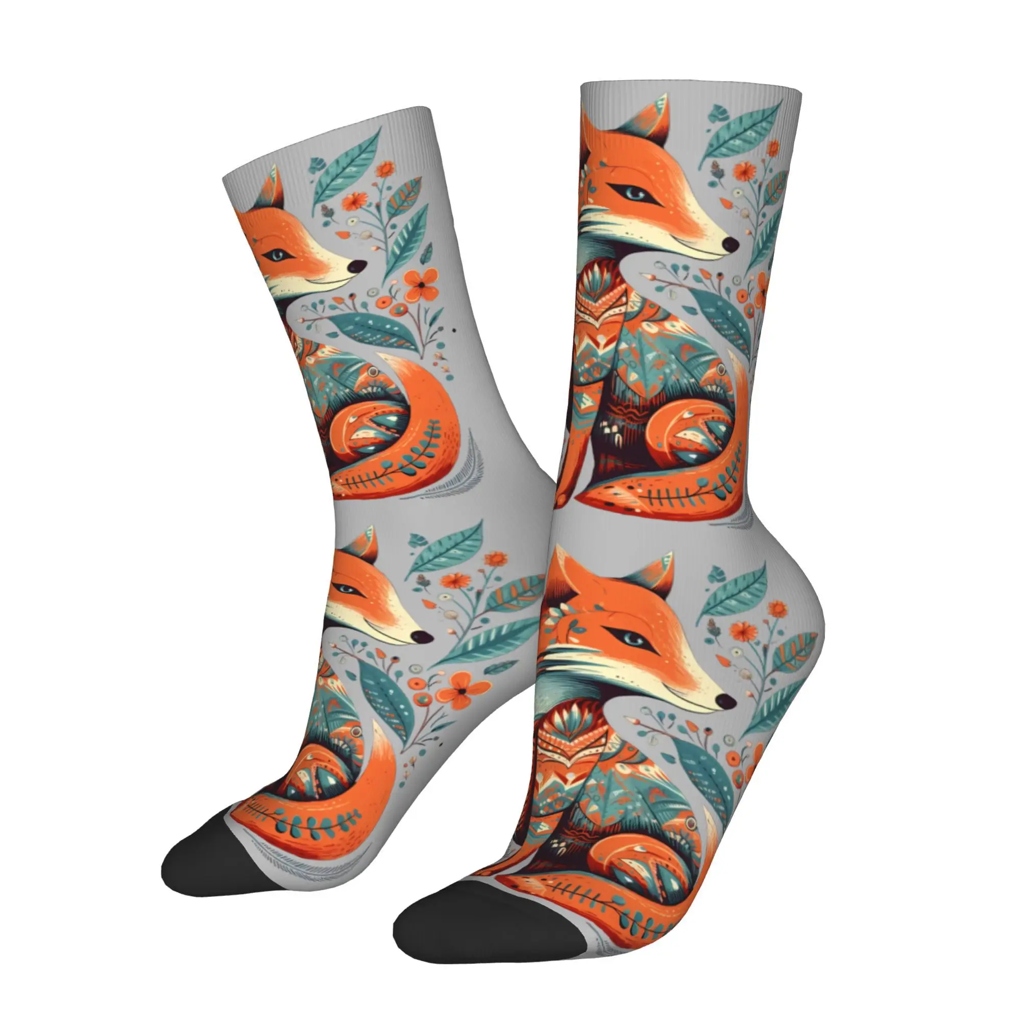 

Fox Sock Printed Man Polyester Fashion