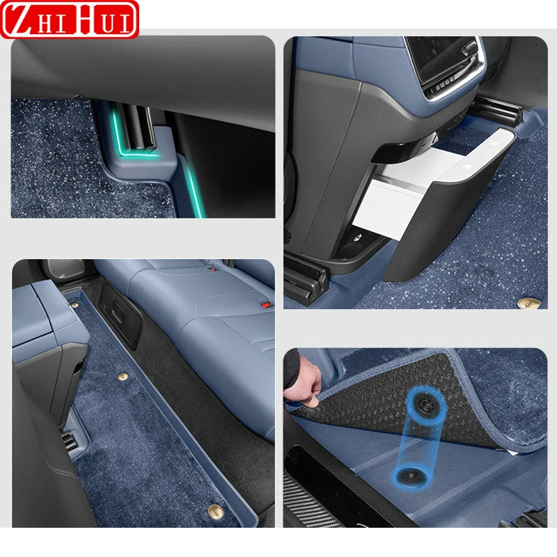 For Xiaomi YU7 Car Dedicated Floor Mats Full TPE Full Surround Starry Sky Double-layer Carpets Interior Modification Accessories