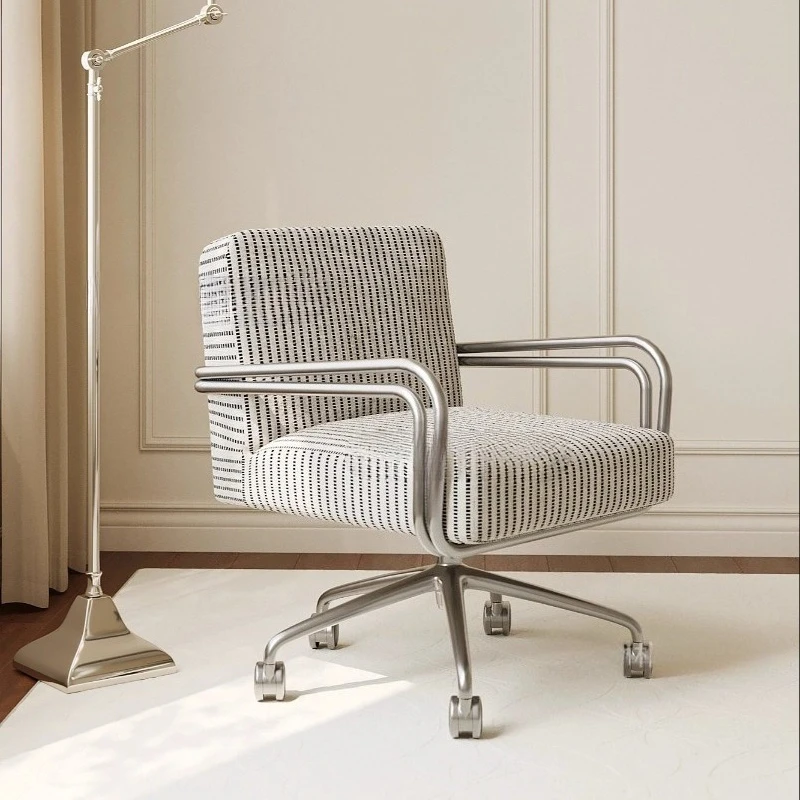 

Эргономичное офисное кресло с низкой спинкой для детей, современное кресло для макияжа, для гостиной, спальни, столовой, домашняя мебель