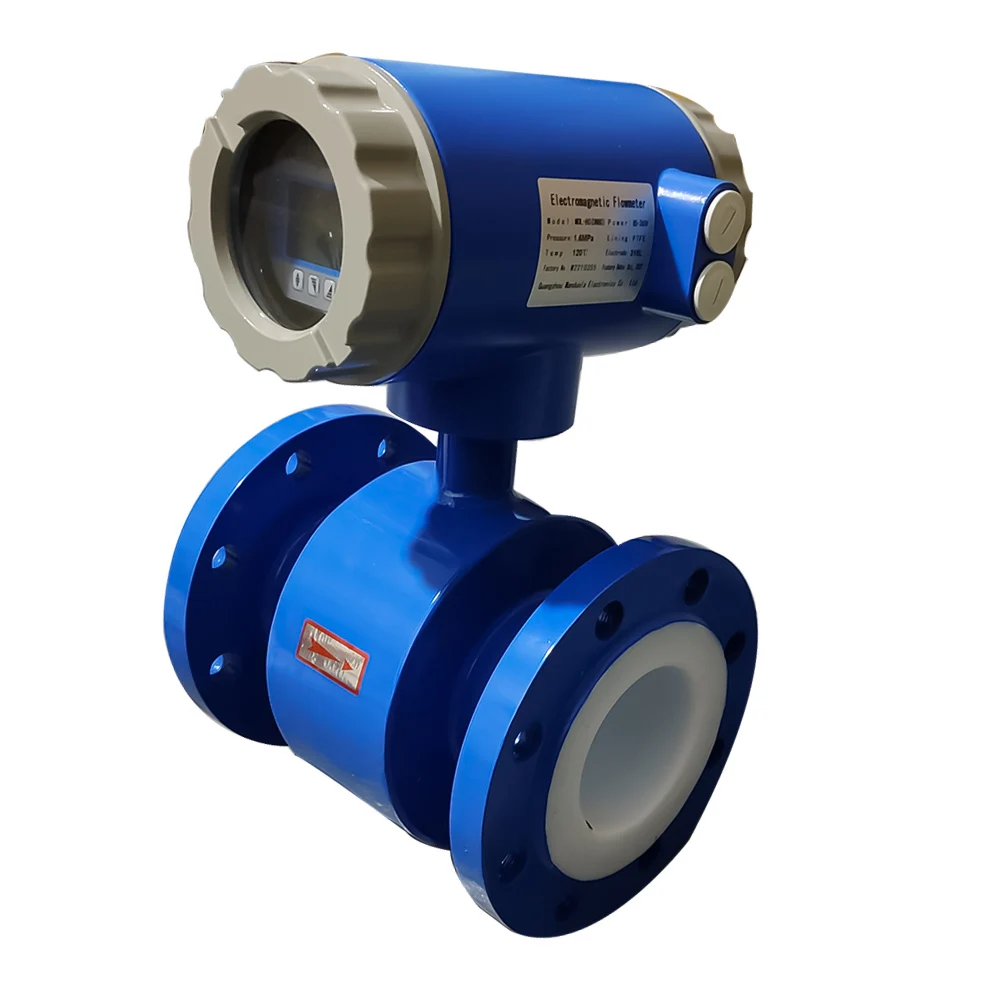 Water Flow Meter 0~30m3/h Sensor Diameter DN10~ DN600 Accuracy 1.0% or 0.5%(Optional) Digital Liquid Electromagnetic Flowmeter