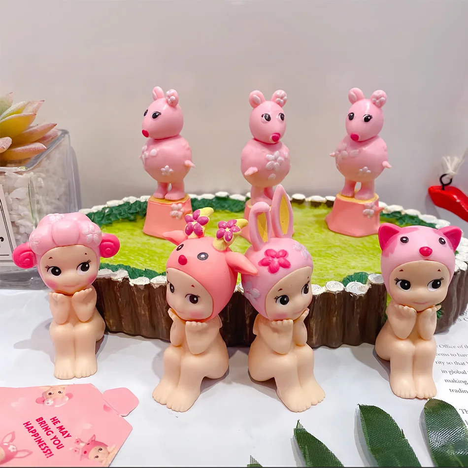 حار بيع مشمس الملاك زهر الكرز سلسلة صندوق أعمى شخصيات كرتونية الحلي دمى المشجعين الأطفال هدية صندوق أعمى عشوائي #5