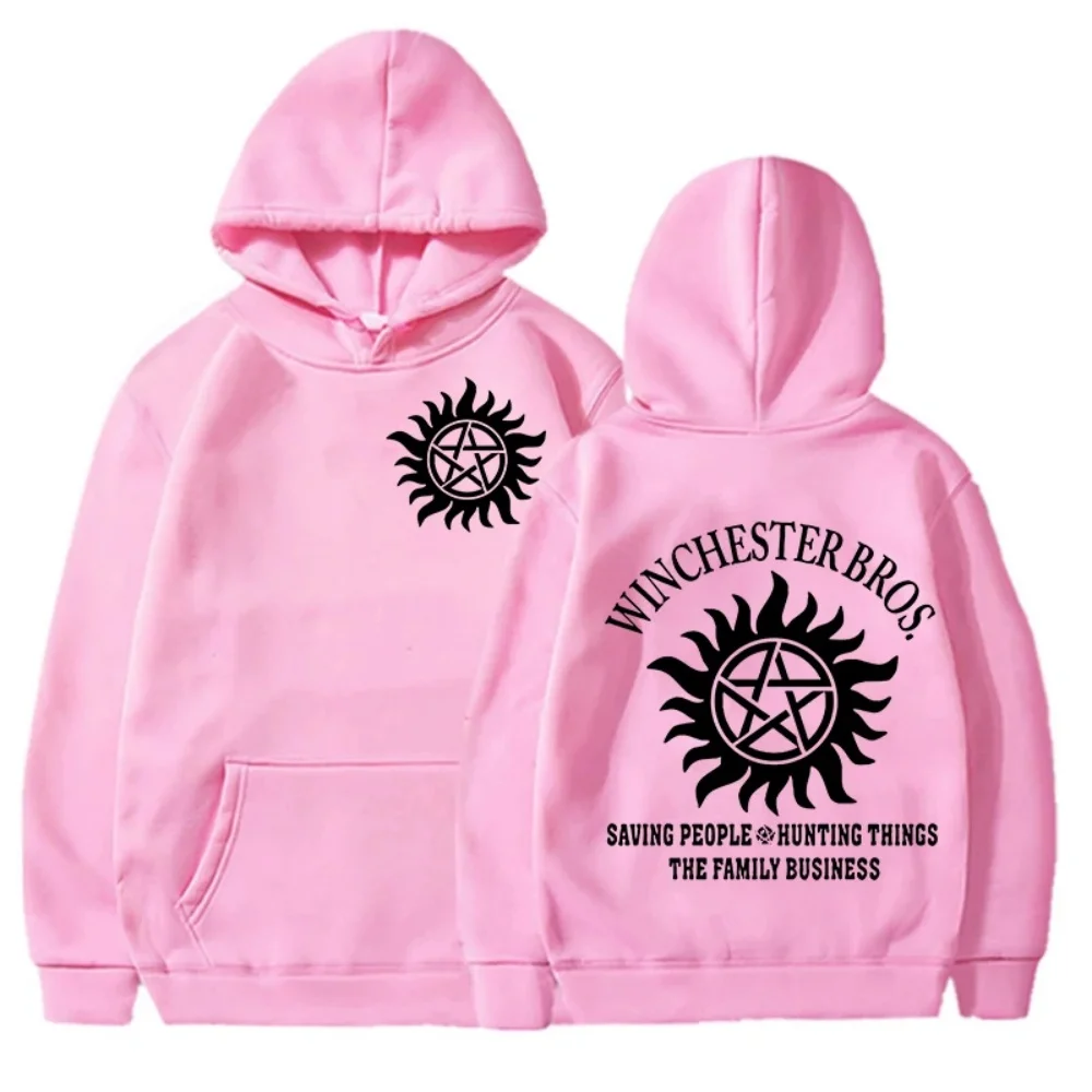 2026 Neue Jugendmode Supernatural Hoodie Punk-Stil Trendiger Bedruckter Pullover Retro Streetwear Oberteil – Detail 11