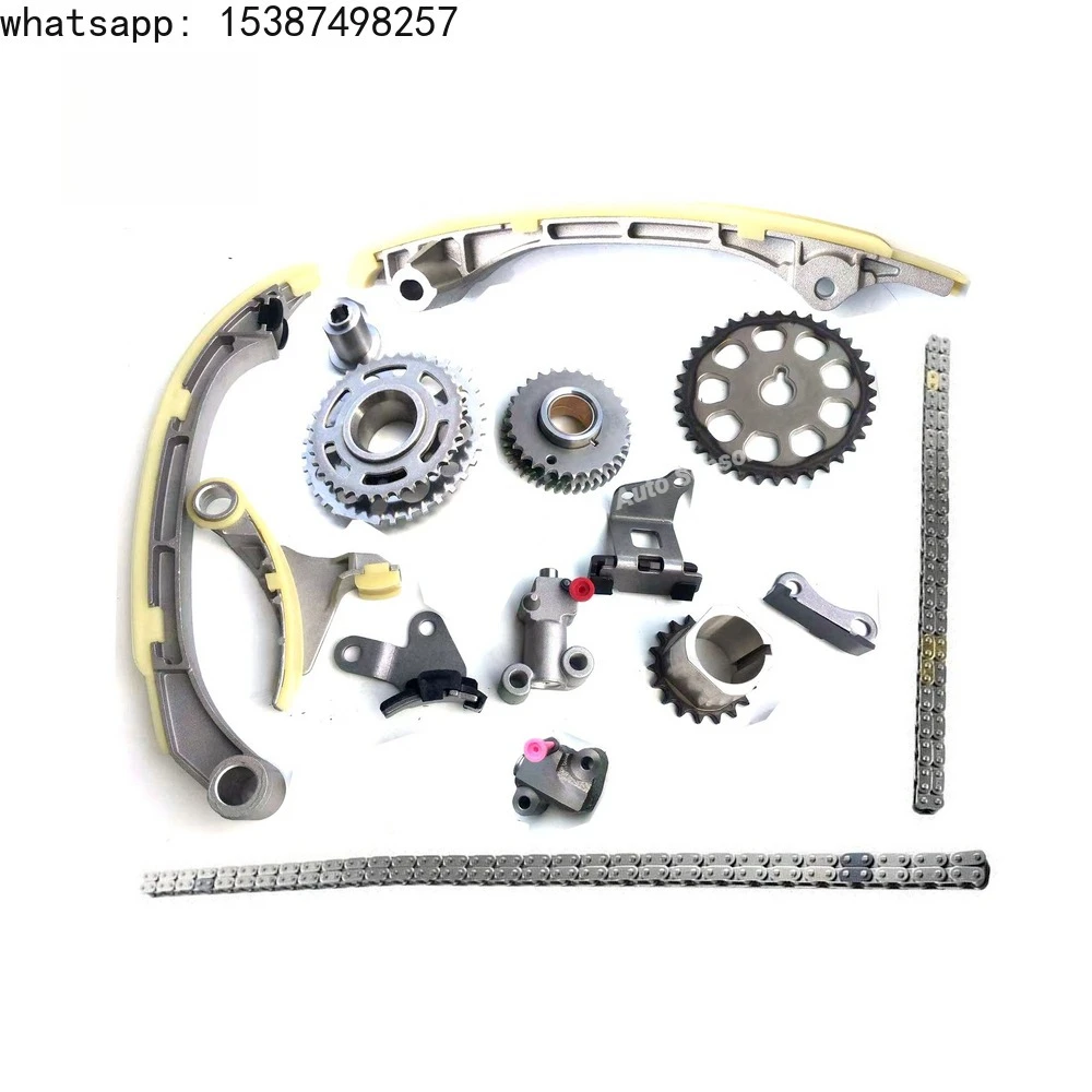 For GeZ 9-4221S Timing Chain Kit for 05-20 Toyota Hilux Hiace Tacoma Tacoma 2.7L 2TRFE
