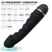 20 Modes Vibrator Soft Silicone Dildo Realistic Penis Strong Motor G-spot Clitoral Stimulator Female Masturbator Adult Sex Toys - Image 2