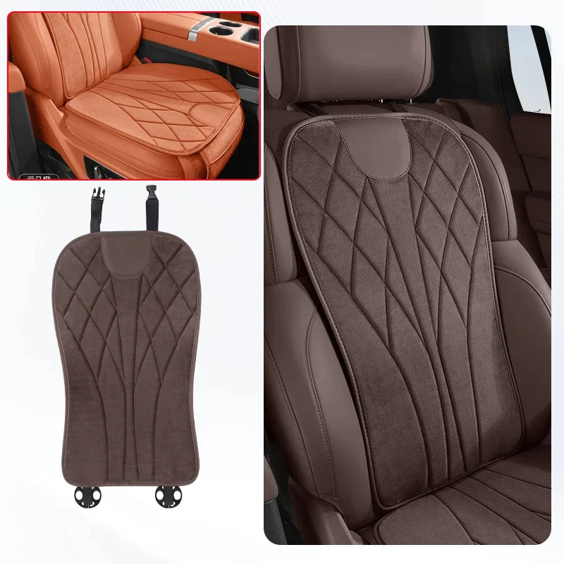 For Volkswagen Space Up ID.3 Buzz ID.Cross ID.4 ID.5 ID.X ID.CODE ID.ROOMZZ Car Winter Suede Thick Warm Seat Cover Auto Mat