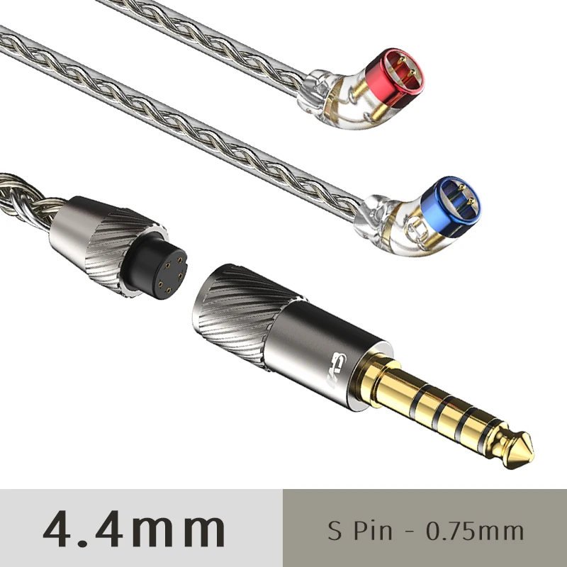 CVJ TS800 200 Cores Eight-Braid Silver-plated Earphones Upgrade