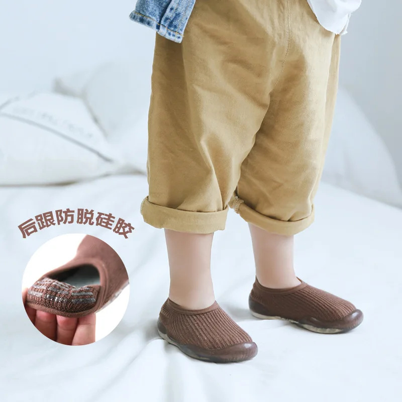 Non-Slip Soft Baby Socks Rubber Soles Cute Infant Socks for Toddler Girls Boys Breathable Kids Socks Anti-Skid First Walkers