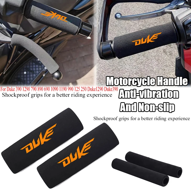 For Duke 390 1290 790 890 690 1090 1190 990 125 250 Duke1290 390 Motorcycle Grip Cover Shockproof Sponge Grip Non-slip Handlebar