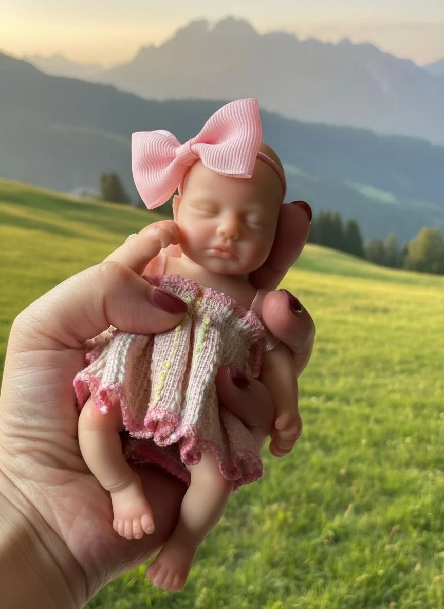 ตุ๊กตาซิลิโคน AizwaX Mini Bebe Reborn เด็กผู้หญิงหรือเด็กผู้ชาย ทำมือ เนื้อสัมผัสนุ่มเหมือนจริง สำหรับเด็ก เป็นของขวัญวันเกิด