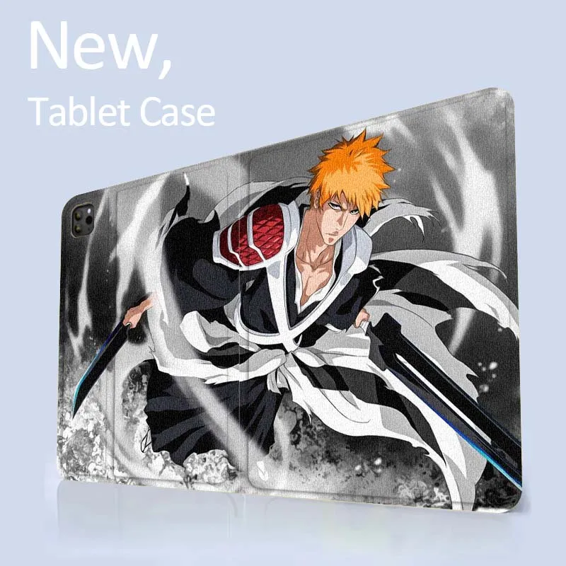 

Bleach Creative Anime Cool For iPad Pro Air Mini 2 3 4 5 6 7 7th 8th 9th 10th 11th 10.2 9.7 10.5 10.9 11 12.9 13 Tablet Case