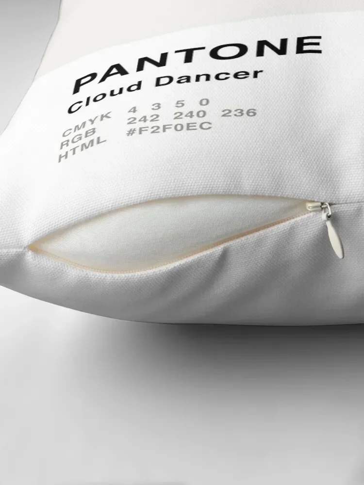 Cloud Dancer Grey Pantone Simple Design Throw Pillow covers for pillows Sofa Cushion Cover Pillow