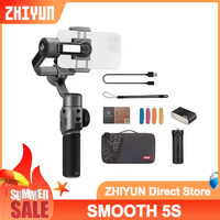 ZHIYUN SMOOTH 5S Handheld Stabilizer 3-Axis Smartphone Gimbals Selfie Stick for iPhone 14/13 Pro Max Samsung Huawei Xiaomi