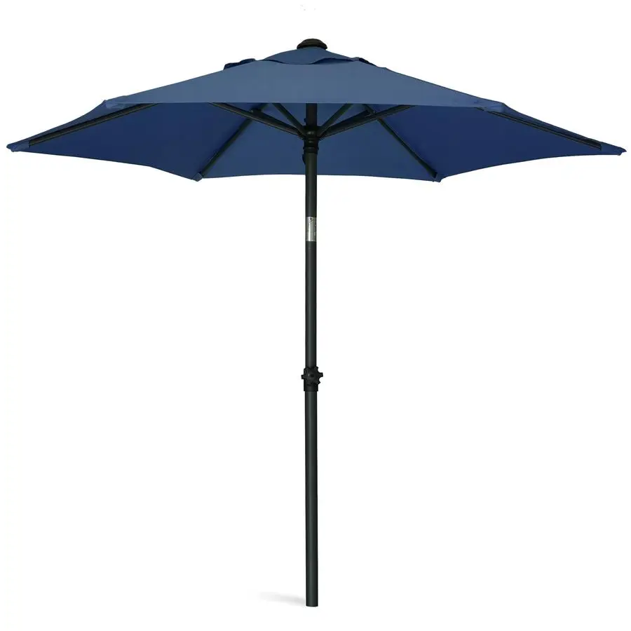

5.8ft Patio Umbrella Outdoor Table Umbrellas with Push Button Tilt, UPF50 Premium Steel Pole and Ribs for Deck, Lawn, Garden, Ba