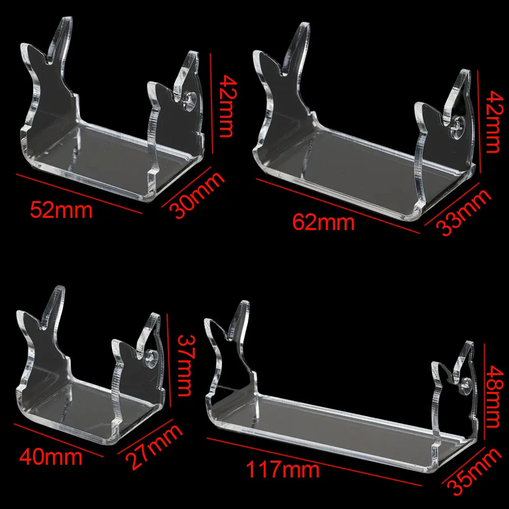 1 قطعة معالجة الصيد الصيد إغراء الاكريليك عرض موقف الطعم الثابت أسماك القفز الرف حامل أرفف دعم تخزين الديكور