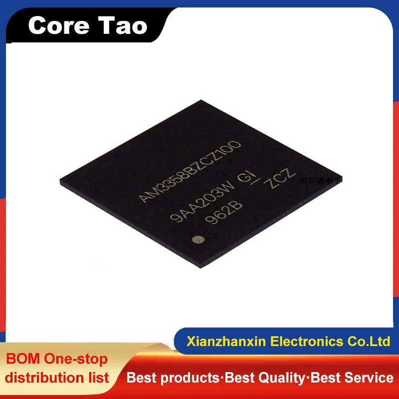 1pcs/lot AM3358BZCZ100 AM3358 IC MPU SITARA 1.0GHZ 324NFBGA ic chips in stock