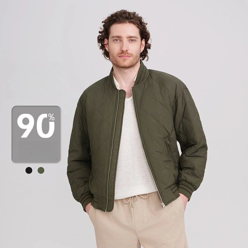 

Men's Winter Down Jacket – Casual Flight Style, Lightweight & Warmth-insulating Coat for Work & Daily Wear