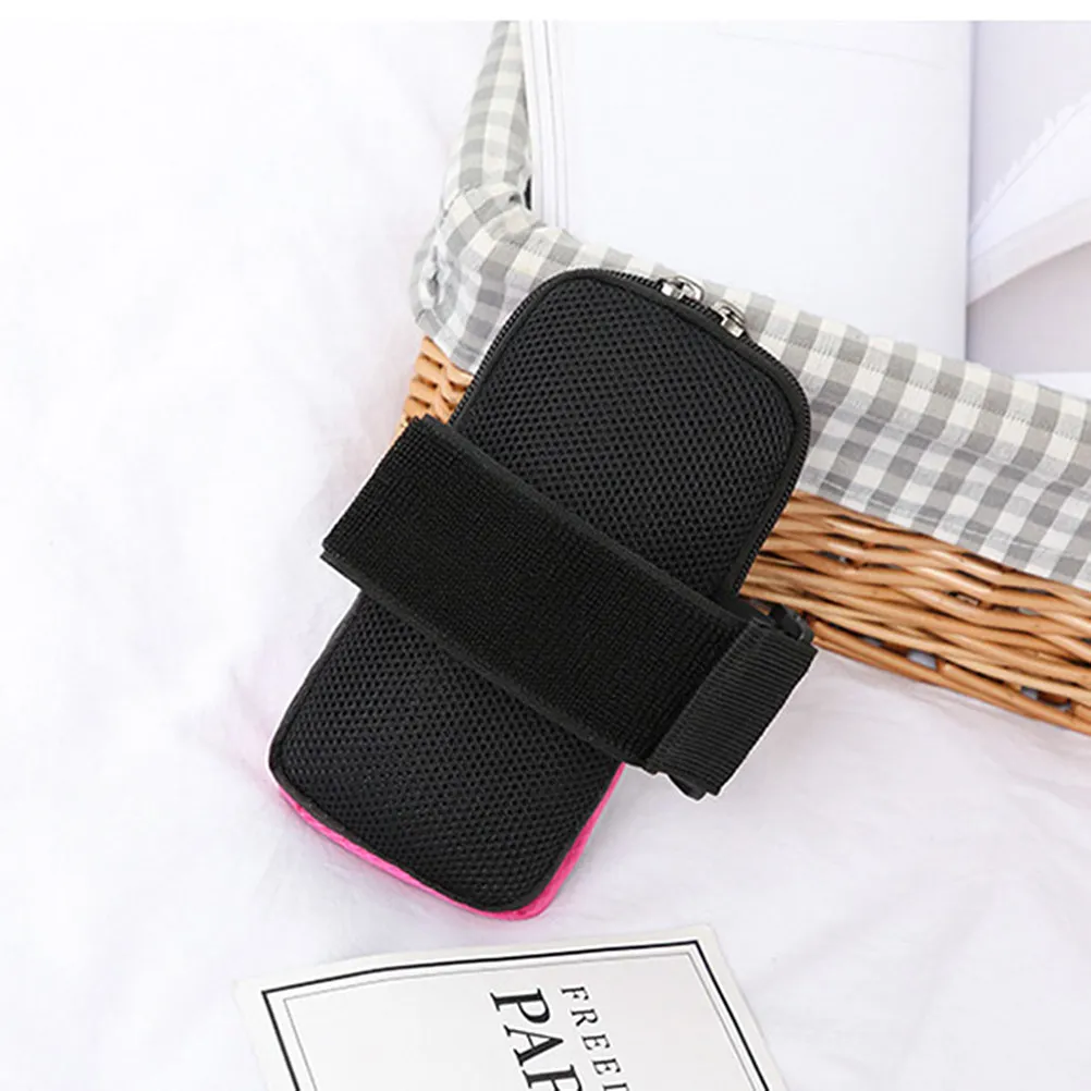 

Sports Running Handbag Multifunctional Rose Phone Bag Outdoor Sweatproof Fitness Armband Key Holder Gym Cell Phone