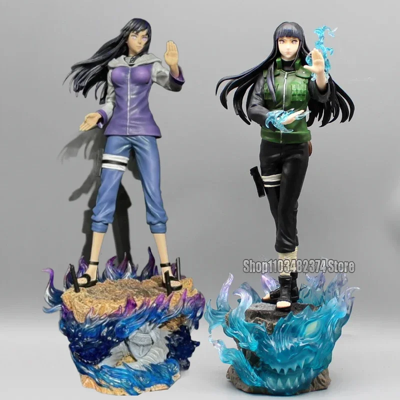 Anime Naruto Shippuden Action Figure Battle Hyuga Hinata Figure Beautiful Girl PVC Collectible Decoration Doll Statue Model Gift - Image 2