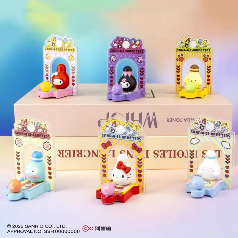 

Sanrio Characters Mini Figures Blind Box Bowling ​​​​​​​Model Toy Collection Hello Kitty Desk Decor Funny Games Kids Adult Gifts