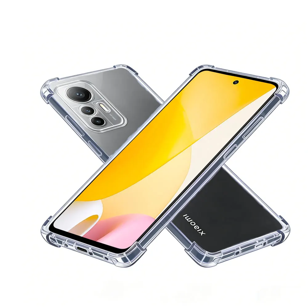 

Transparent Slim Soft Case For Xiaomi 12 Lite 5G, Crystal Clear, Corner Protection, Precise Cutouts