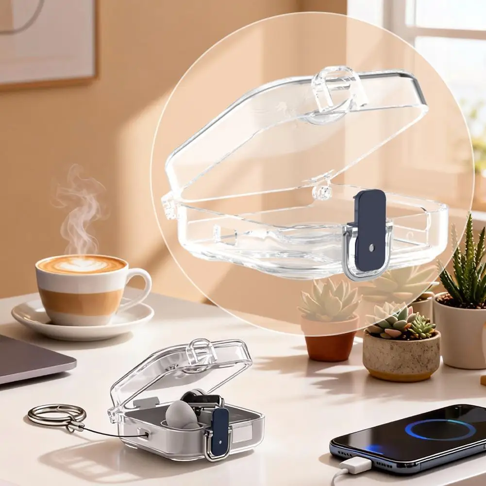New Design For Nothing Ear(3) Bluetooth Earphones TPU Protective Case Switch Lock Protection Shell For Nothing Ear(3）