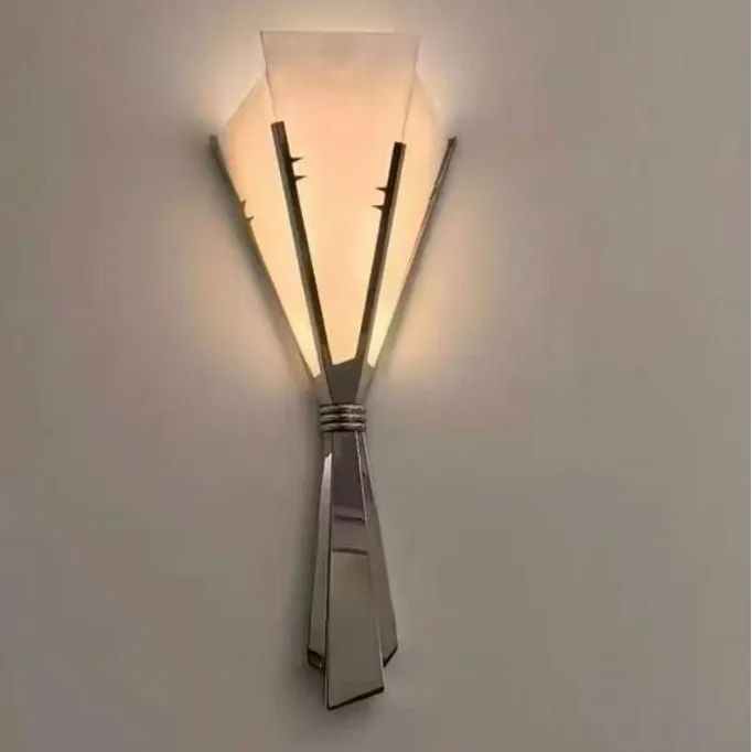 مصباح جداري على شكل باقة من الرخام الإسباني من العصور الوسطى لغرفة النوم وغرفة المعيشة وخلفية تزيين الفندق #3