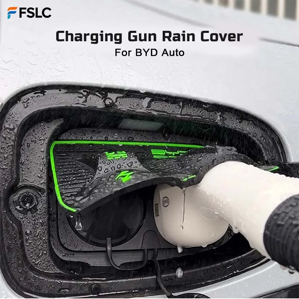 ⭐Genuine⭐ Waterproof Charging Gun Cover for BYD Atto 3 Yuan Plus Dolphin Seal Seagull EV Accessories Rain Shelter