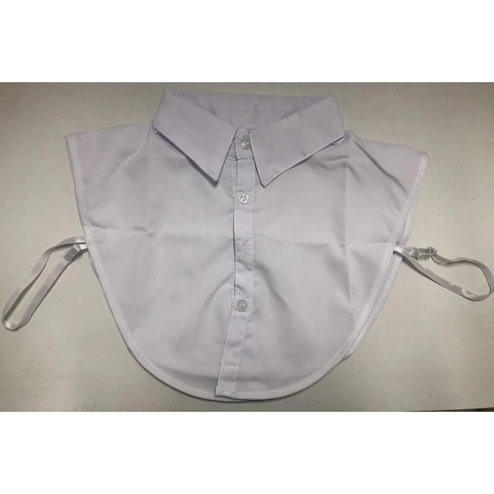 الكلاسيكية فو كاذبة طوق نصف قمصان انفصال ديكي طوق بلوزة نصف قمصان انفصال وهمية طوق للنساء #5