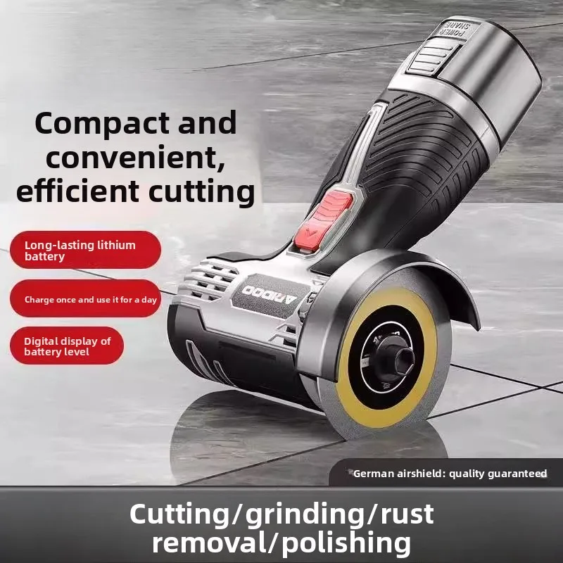 Germany imported new lithium battery mini angle grinder multi-functional polishing artifact rechargeable handheld grinding