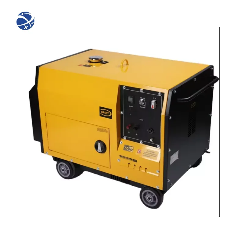 

#YUNYI 50/60Hz 10kva Silent Diesel Generator Single Phase Sound Proof Diesel Generator10kva Generators Price