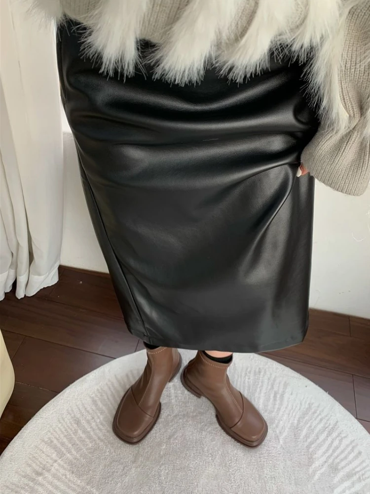 British Style Stretch Ankle Boots Women Winter Warm Fur Lined Chelsea Booties Slim Fitting Short Boots Female Trendy 2026