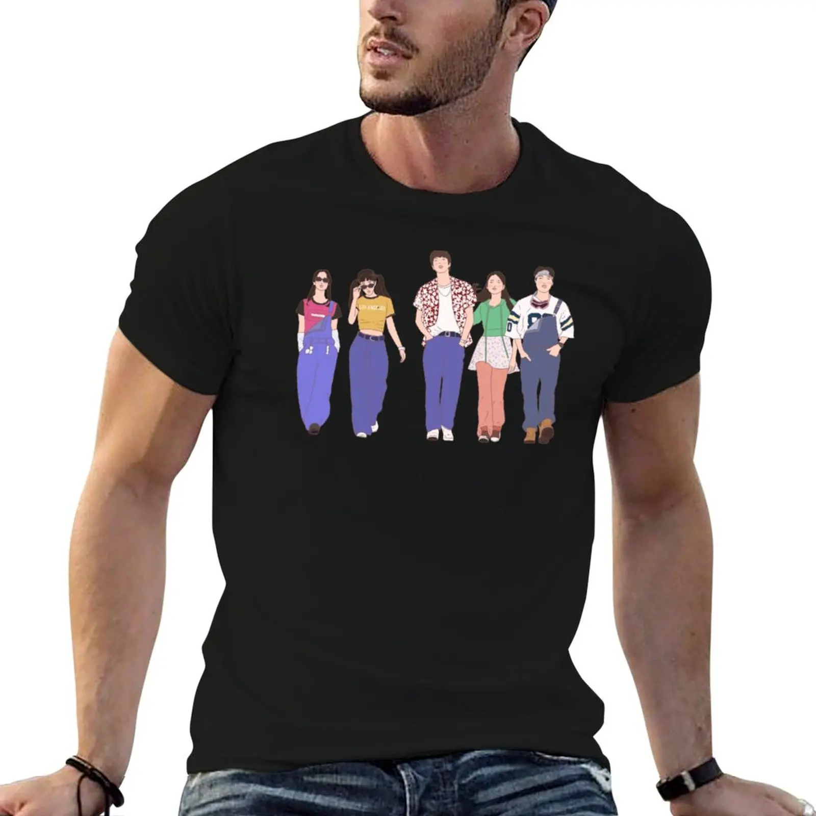 25 21 - kdrama twenty five twenty one T-Shirt All Weather Casual Short Sleeve