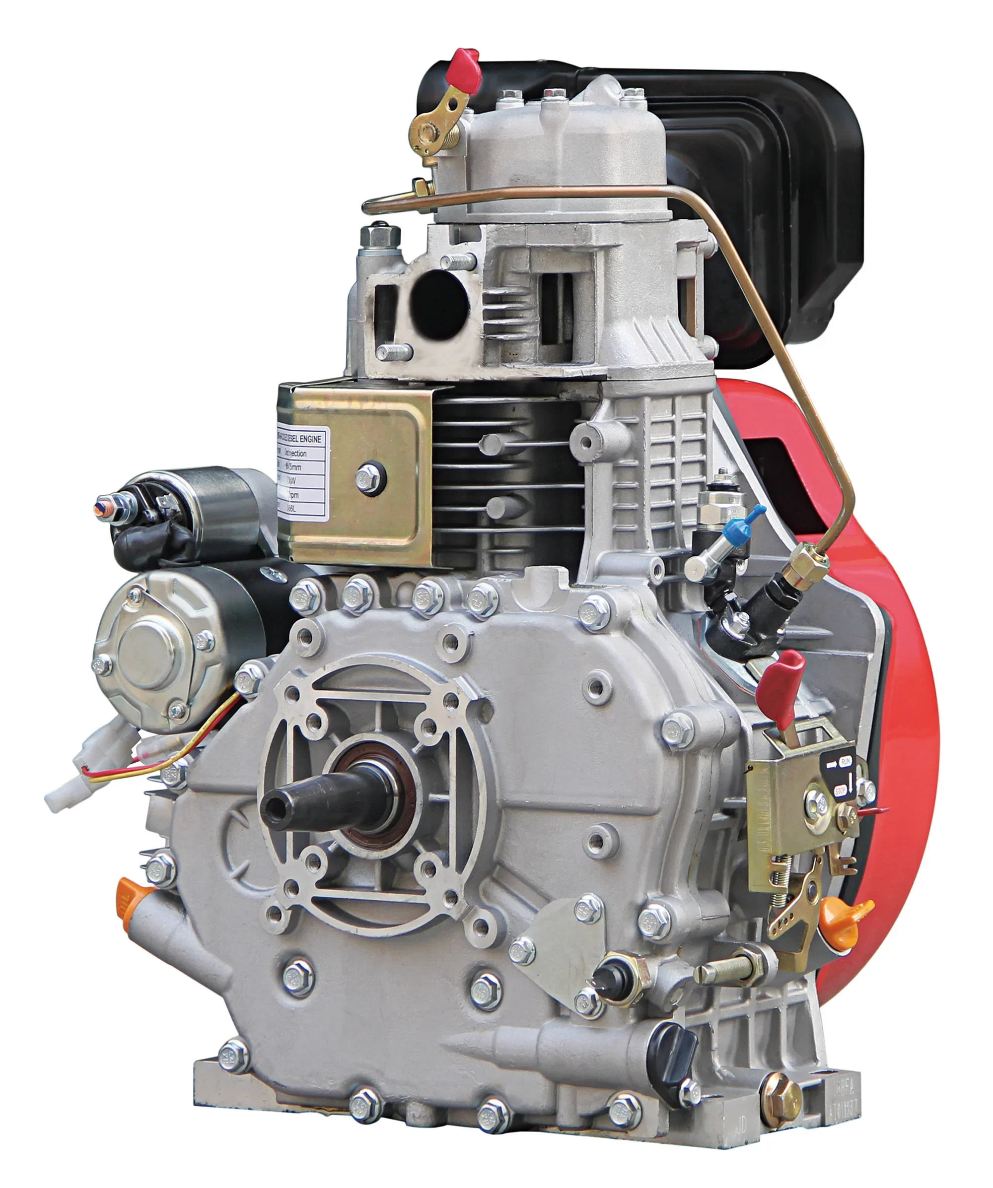 

12hp Air Cooled Diesel Engine Use For 6kw Generator Engine G3 Taper Shaft