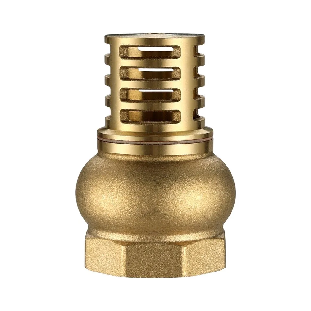 Backflow Preventer Water Pump Check Valve For Various Pumping Applications Brass Foot Valve For Pump Long-lasting Performance