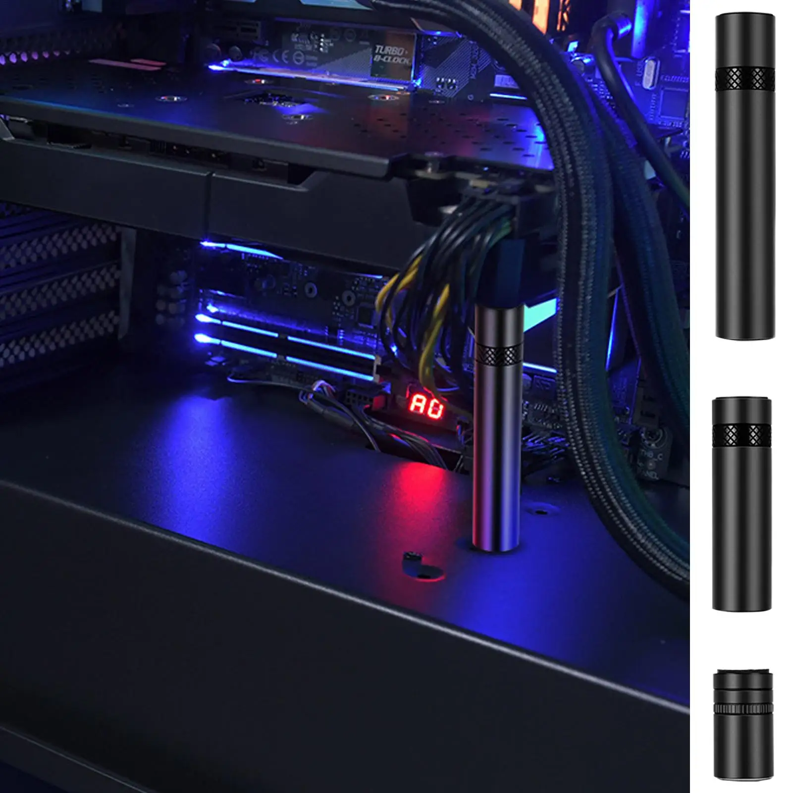 

GPU Stand Video Card Holder Bracket With Bottom Magnet Heavy-Duty Computer GPU Supportive Stand For ATX ITX Chassis Stand