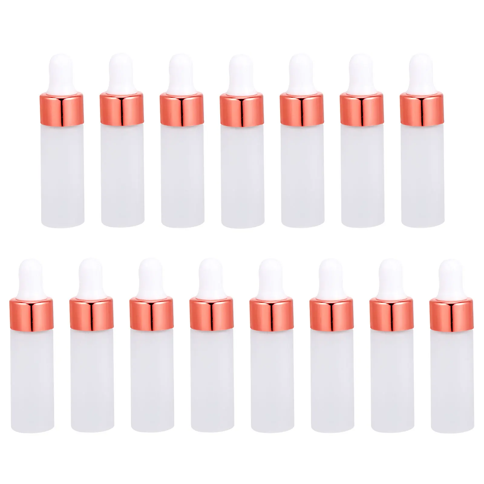 

15Pcs Essential Oil Bottles Refillable Glass Dropper Travel Size Lightweight Portable Essential Oil Bottle Dropper Bottle