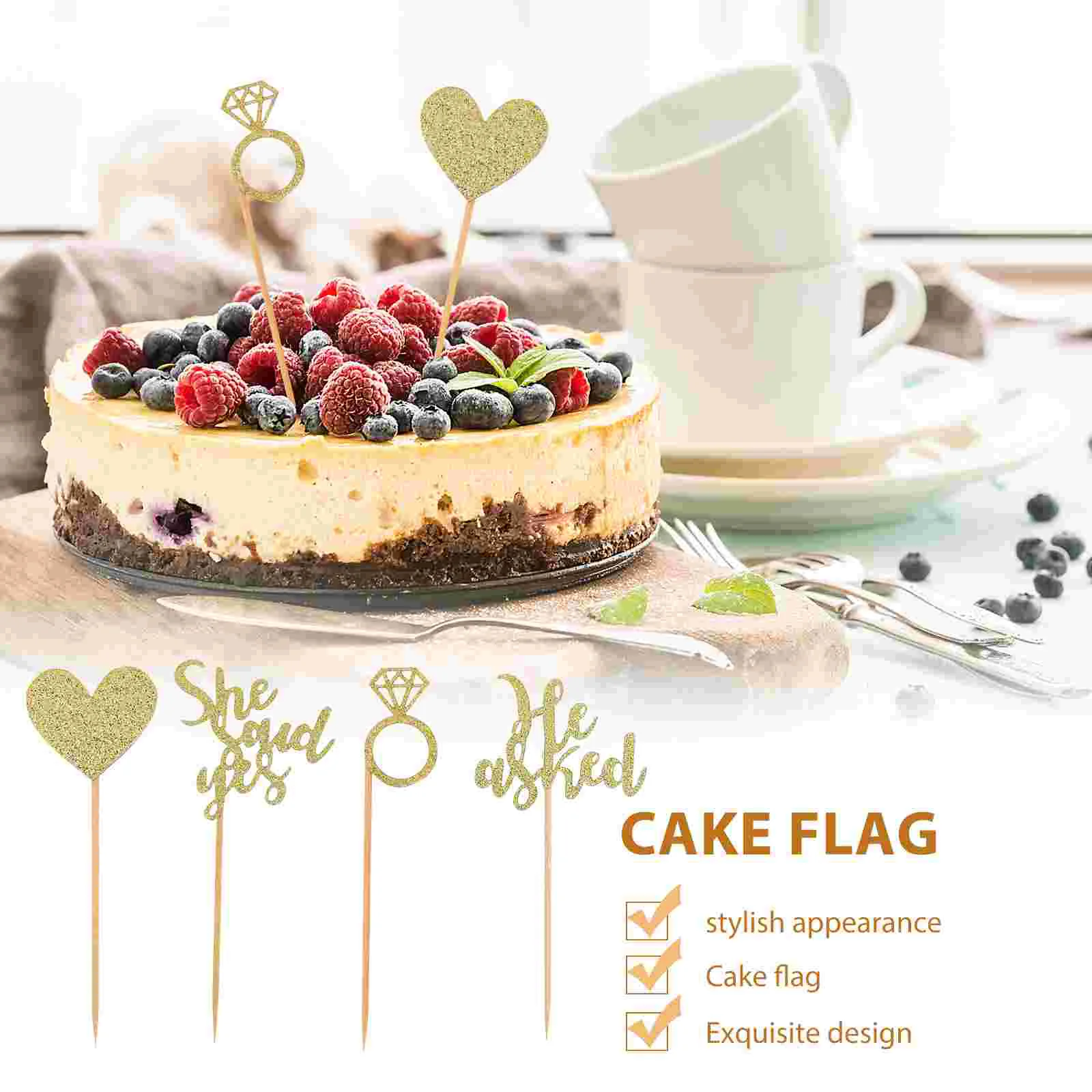 24 шт., кольцо-Топпер для торта