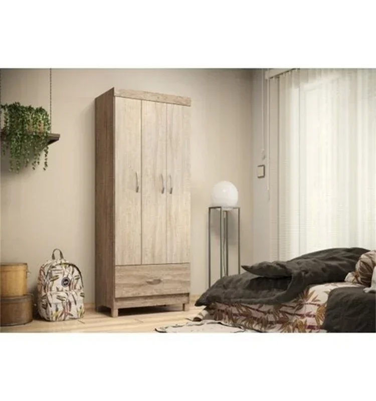 Small Wooden Clothes Wardrobes Bedroom Modern Walk In Closet Set Designs