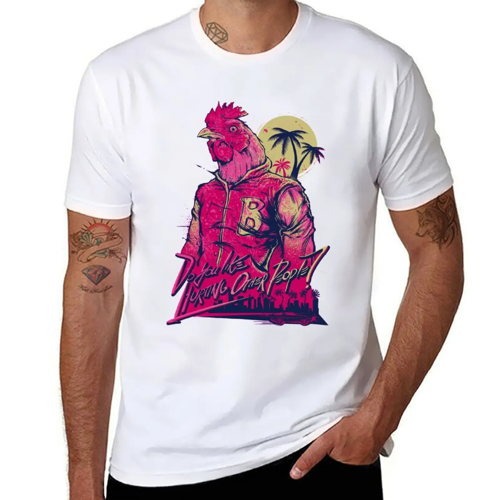 

Hotline Miami - Richard Essential T-Shirt man t shirt cotton high quality graphic t shirts for man T-Shirt