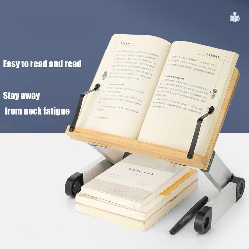 Adjustment Liftable Laptop Small TableWooden Reading Stand Laptop Computer Stand Folding Notebook  306° Adjustment Liftable Read