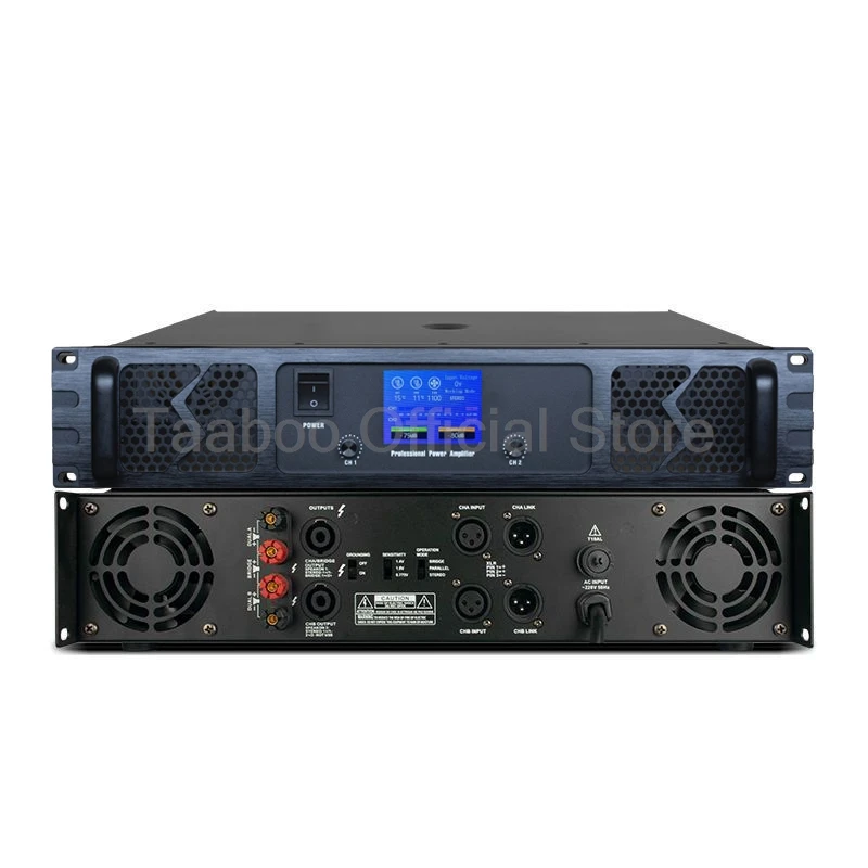 1200W+1200W Power Amplifier Pure Class Professional Audio DJ Equipment For Subwoofer Speakers Stage Wedding  KTV Home Use