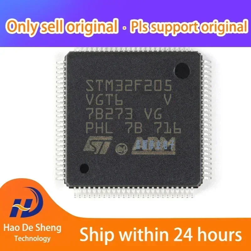 10PCS/LOT  STM32F205VGT6 LQFP100 ARM Cortex-M3 MCUNew Original In Stock