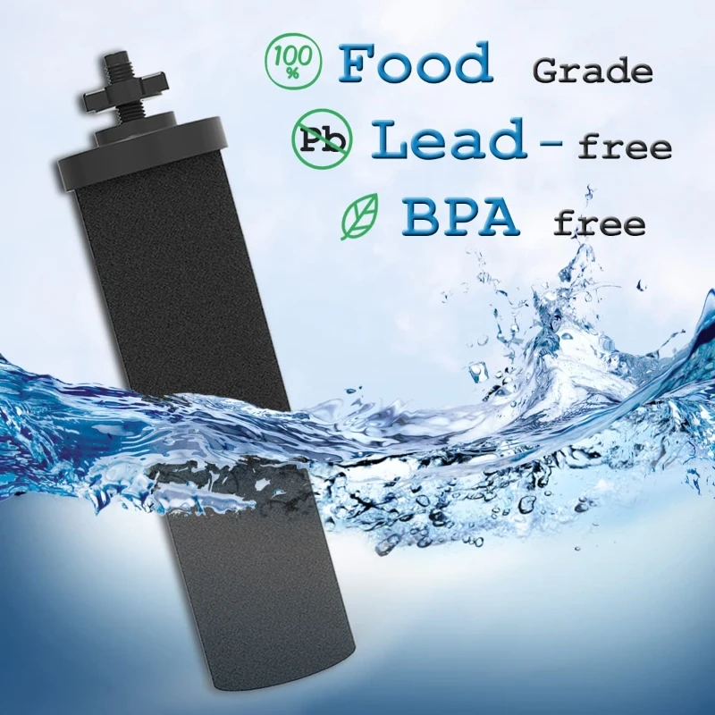 BB9-2 Water Filters Compatible Black Purification Elements Gravity Filters Doulton Super Sterasyl Traveler Nomad King Big Series