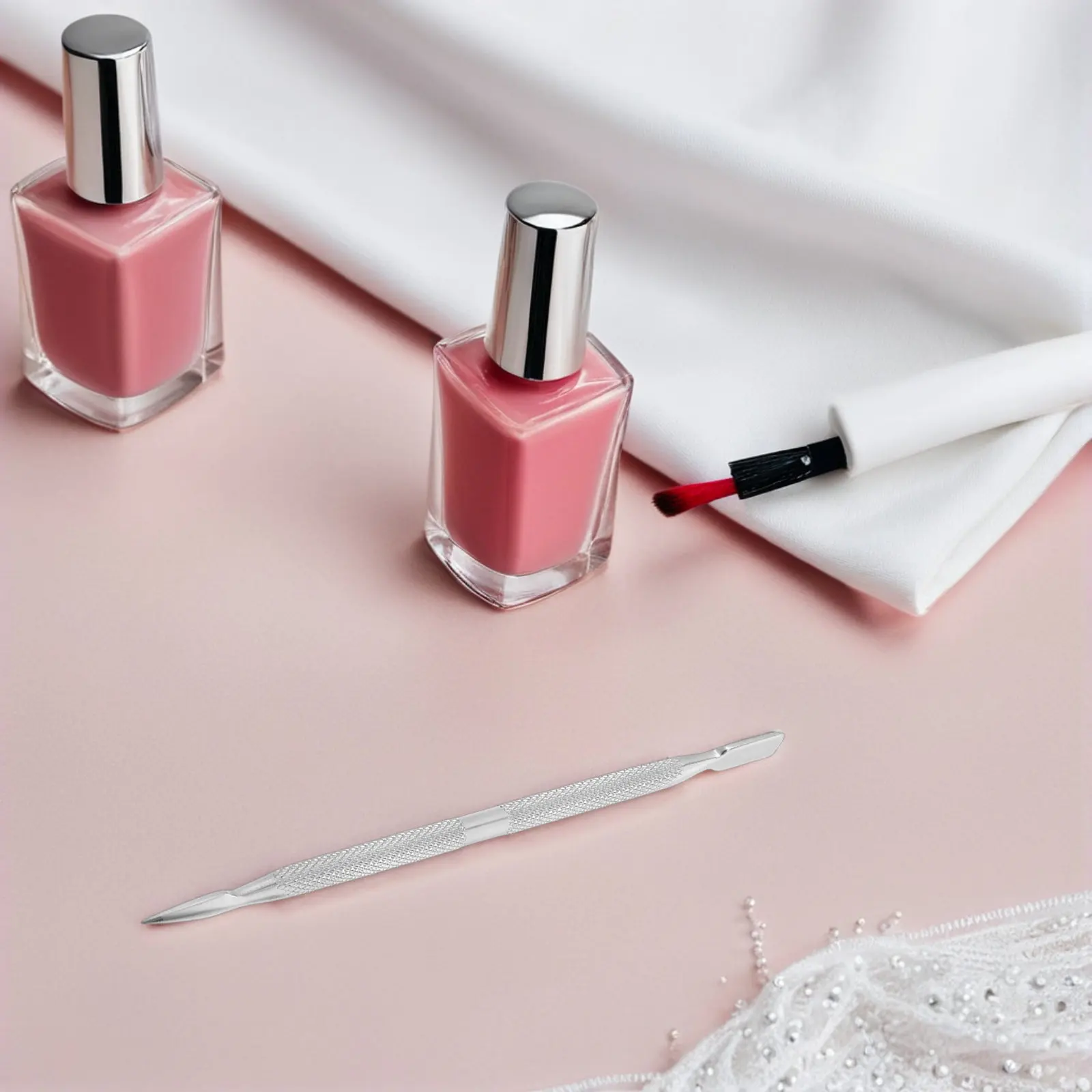 Nail Manicure Pedicure File Files Tool Halloween Christmas New Year Double End Cuticle Pusher Nail Cuticle Remover Tool