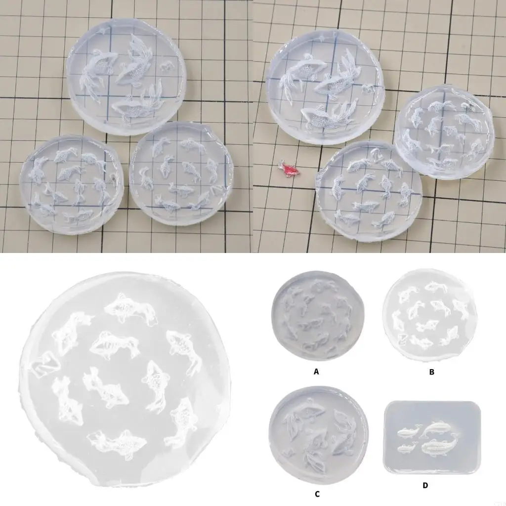 

Multipurpose Flexible Silicone Mould for Goldfish Holders Portable for Craft Supplies and Festive Decorations